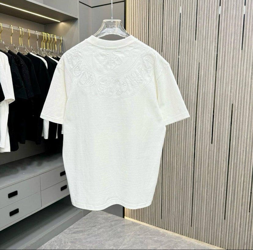 RHC Tshirt White Colour White Embroidered D102621