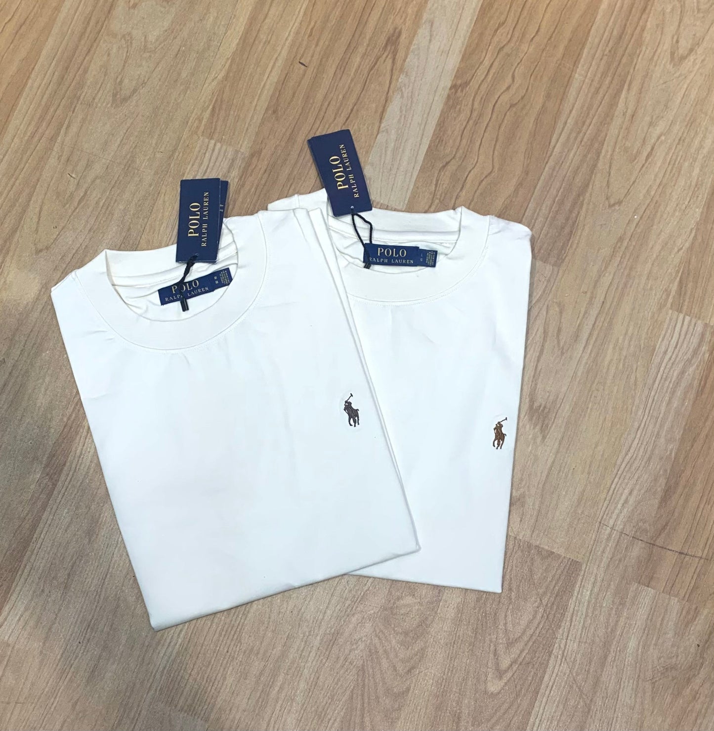LOP Cream Color Plain Single Logo Premium Quality Tshirt 88813