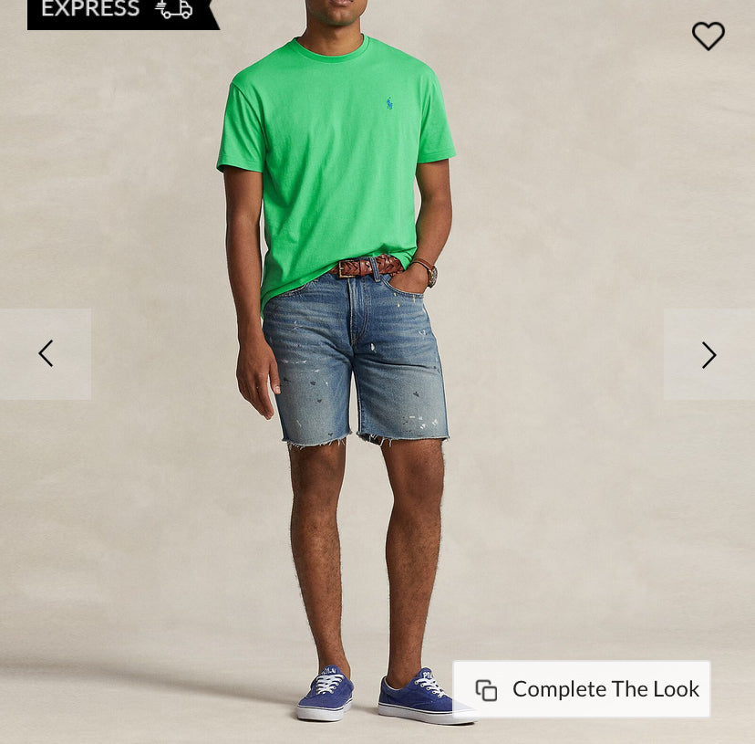 LOP Green Color Plain Single Logo Premium Quality Tshirt 88808