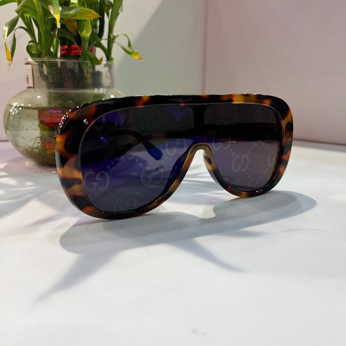 Cug Leopard Frame Black Shade Heavy Quality Sunglass 6025991145