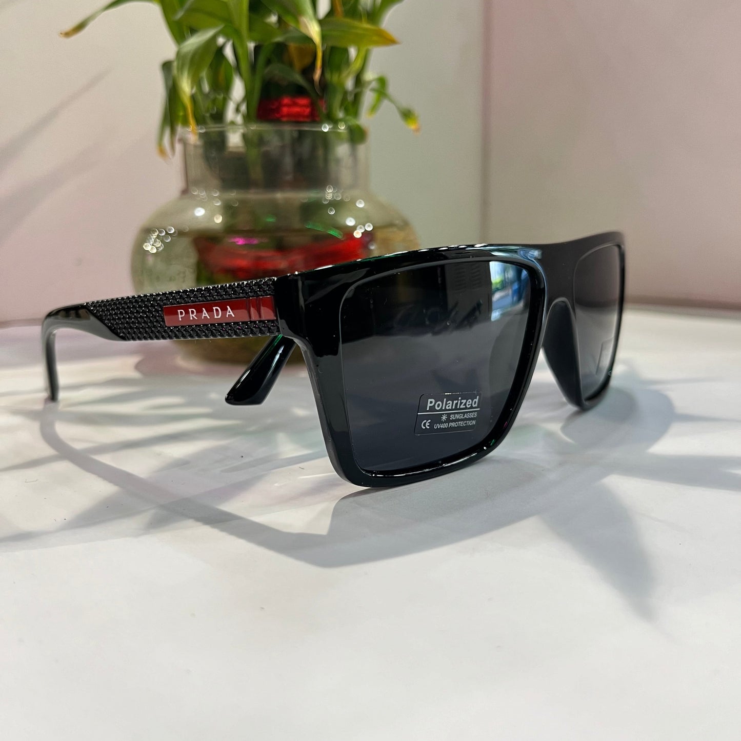 Arp Black Frame Black Shade Heavy Quality Sunglass P973C15816135 