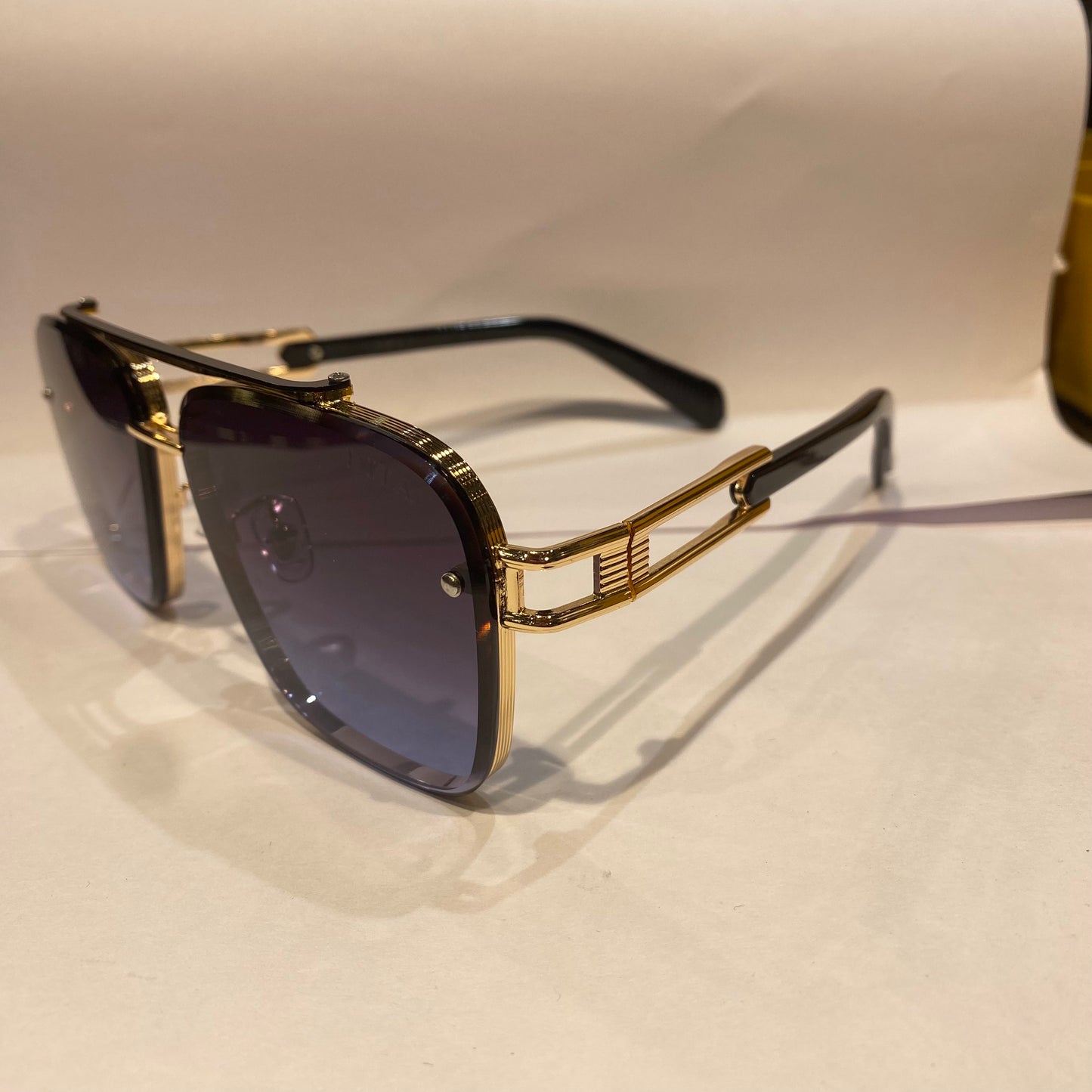 TID Copper Black Frame Blue Shade Unisex Sunglasses 5G129 50 20 150