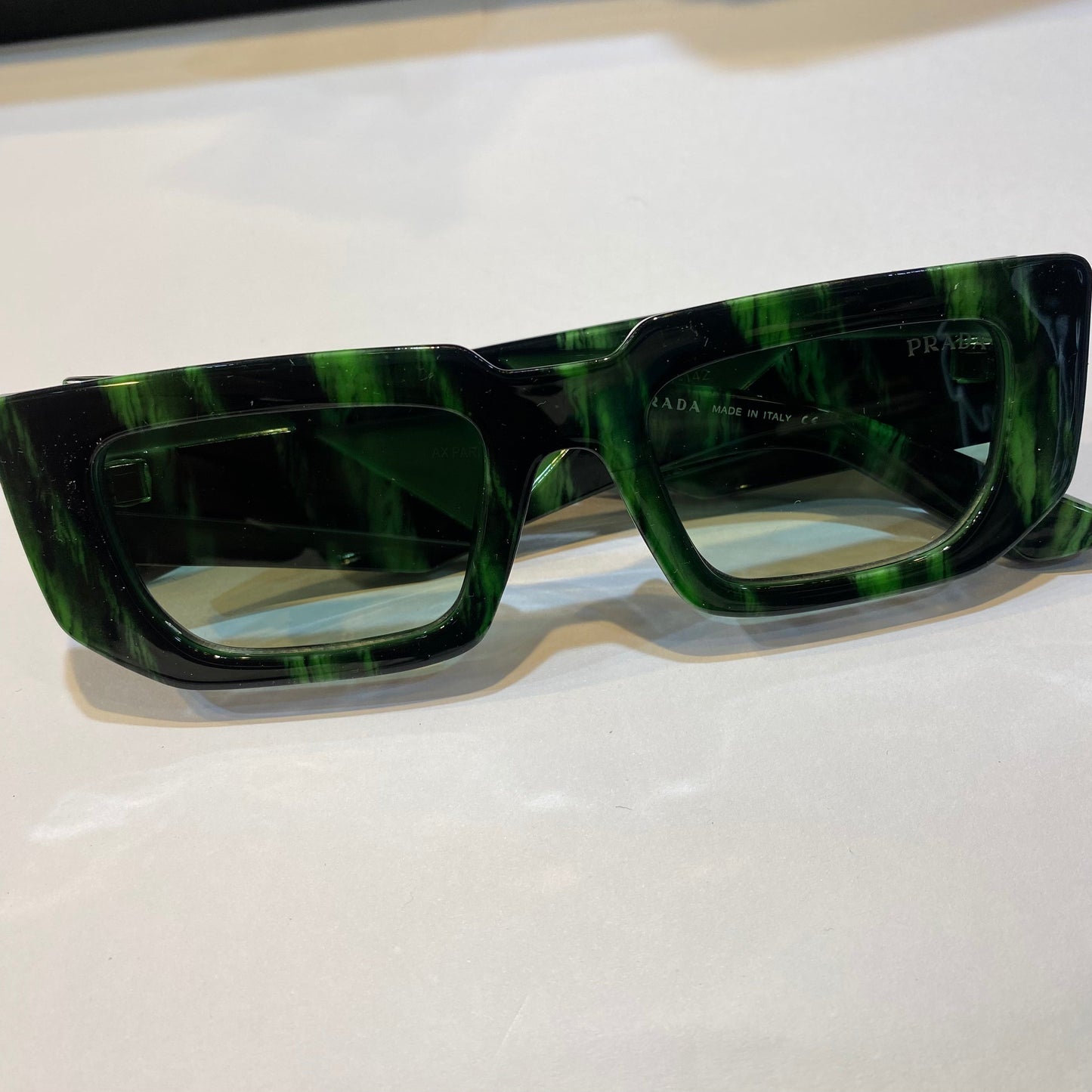 ARP Green Black Frame Green Shade Unisex Sunglass 98045 52 17-142