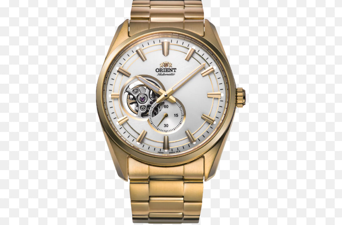 IRO ORI Gold Chain With White Dial Automatic Machine Premium Quality Men’s Watch 990627