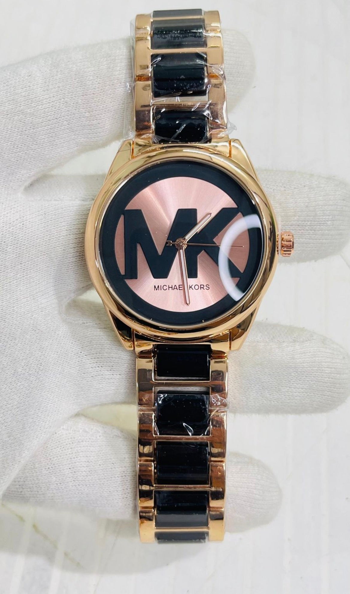 Cim Copper Black Chain Copper Ring KM Copper Dial Ladies Watch 990300