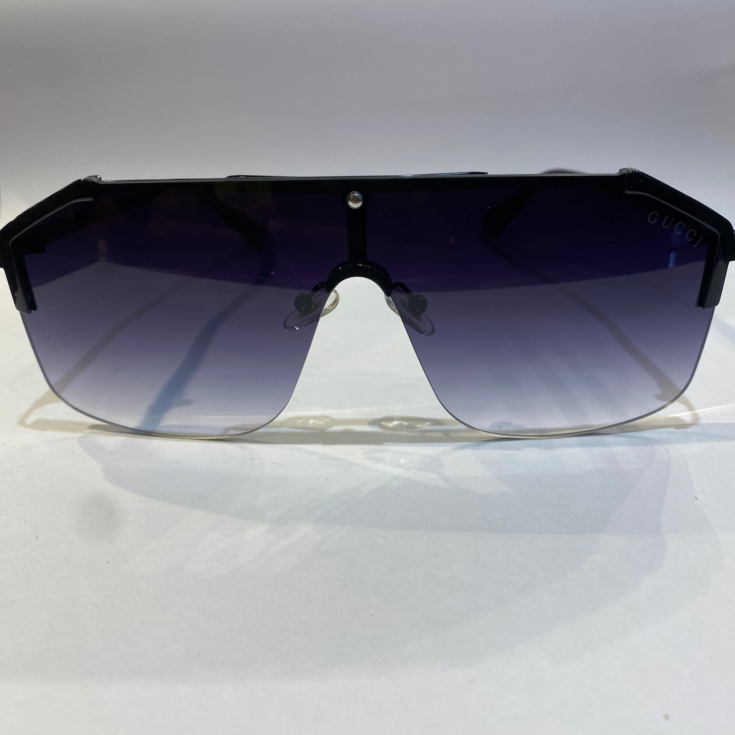 CUG Full Black Frame Black White Shade Unisex Sunglasses 0291 135 0 145