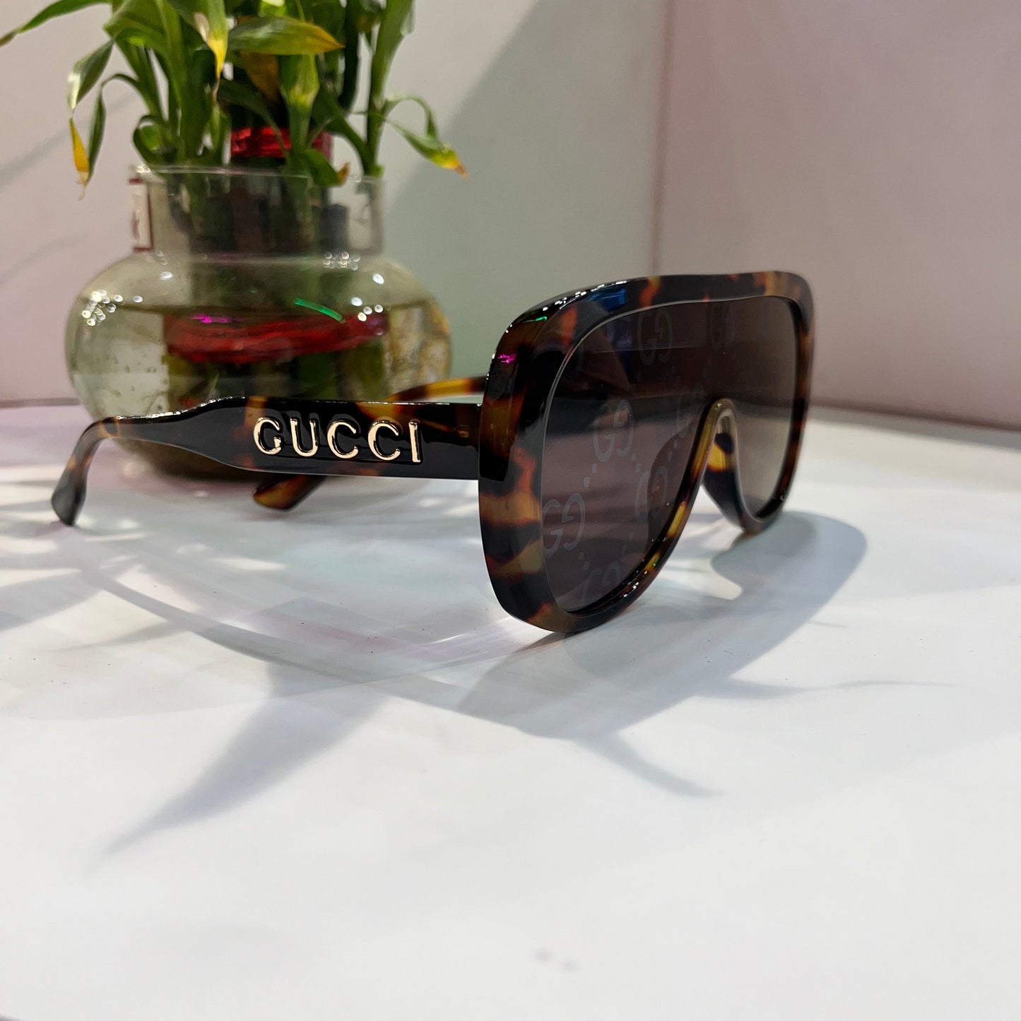 Cug Leopard Frame Black Shade Heavy Quality Sunglass 6025991145