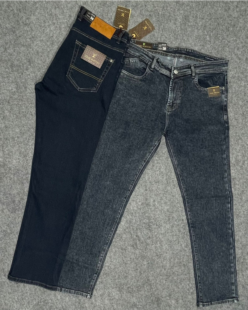 UOL Jeans Grey Colour Regular Fit 8373