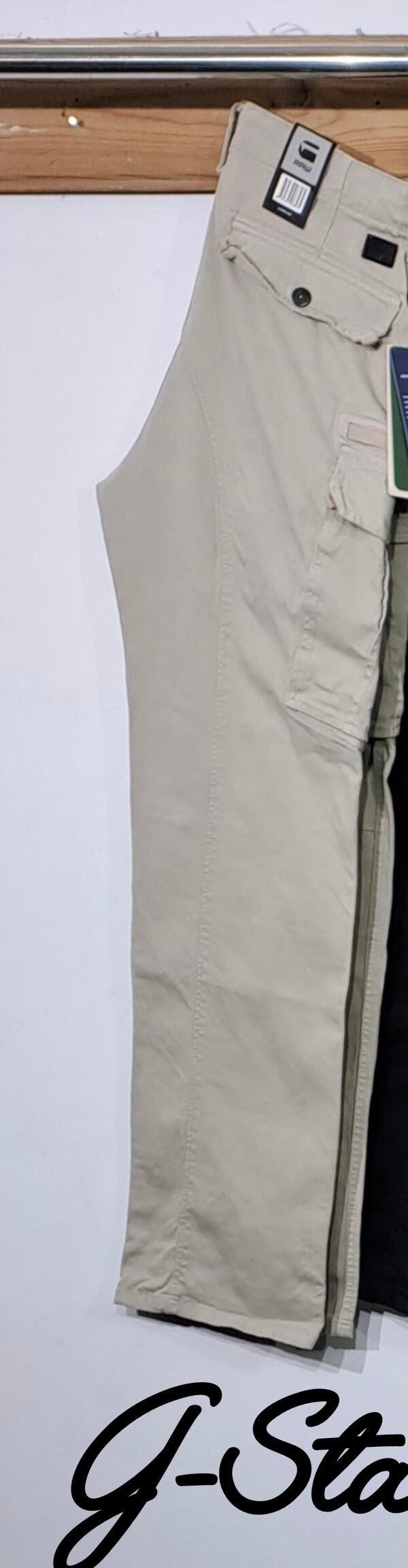 WAR RAW G Star Cream Colour 6 Pocket Premium Quality Straight Fit Men’s Cargo KFN5531