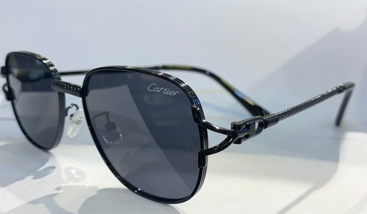 RAC Black Frame Black Shade Premium Quality Unisex Sunglass 2538 50 25-143