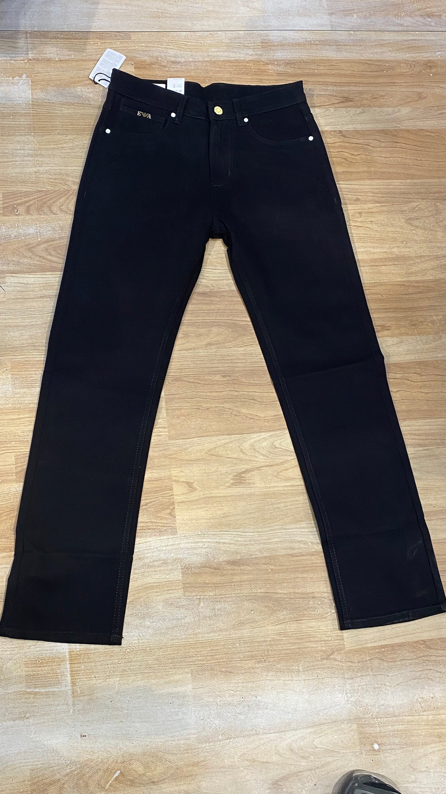 MRA Black Colour Z Black Heavy Denim Regular Fit Men’s Jeans 988851