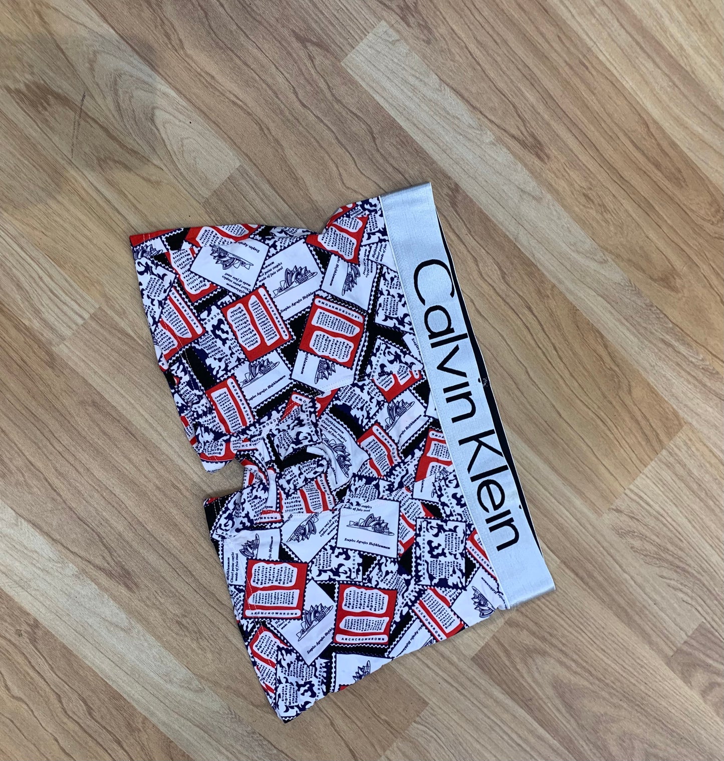 LAC White Red Colour Printed Men’s Underwear 890017