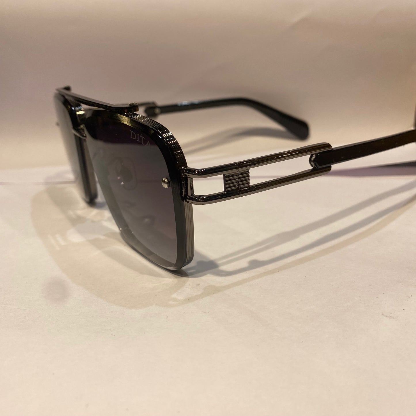 TID Full Black Frame Black Shade Unisex Sunglasses 5G129 50 20 150