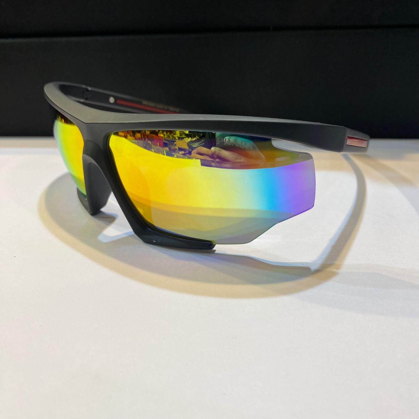 ARP PRA Black Frame Multi Colour Shade Unisex Sunglass 2372 COL4 72 15 132