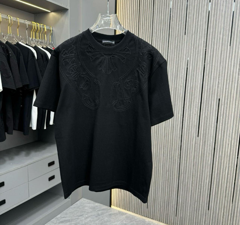 RHC Tshirt Black Colour Black Embroidered D102621