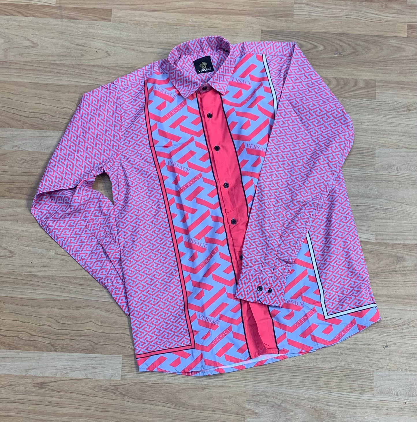 Rev Pink Colour Printed Premium Quality Full Sleeve Shirt 95109