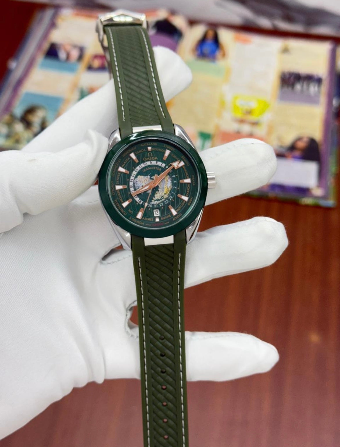 Emo Green Strap Green Dial Automatic Men Watch 990330