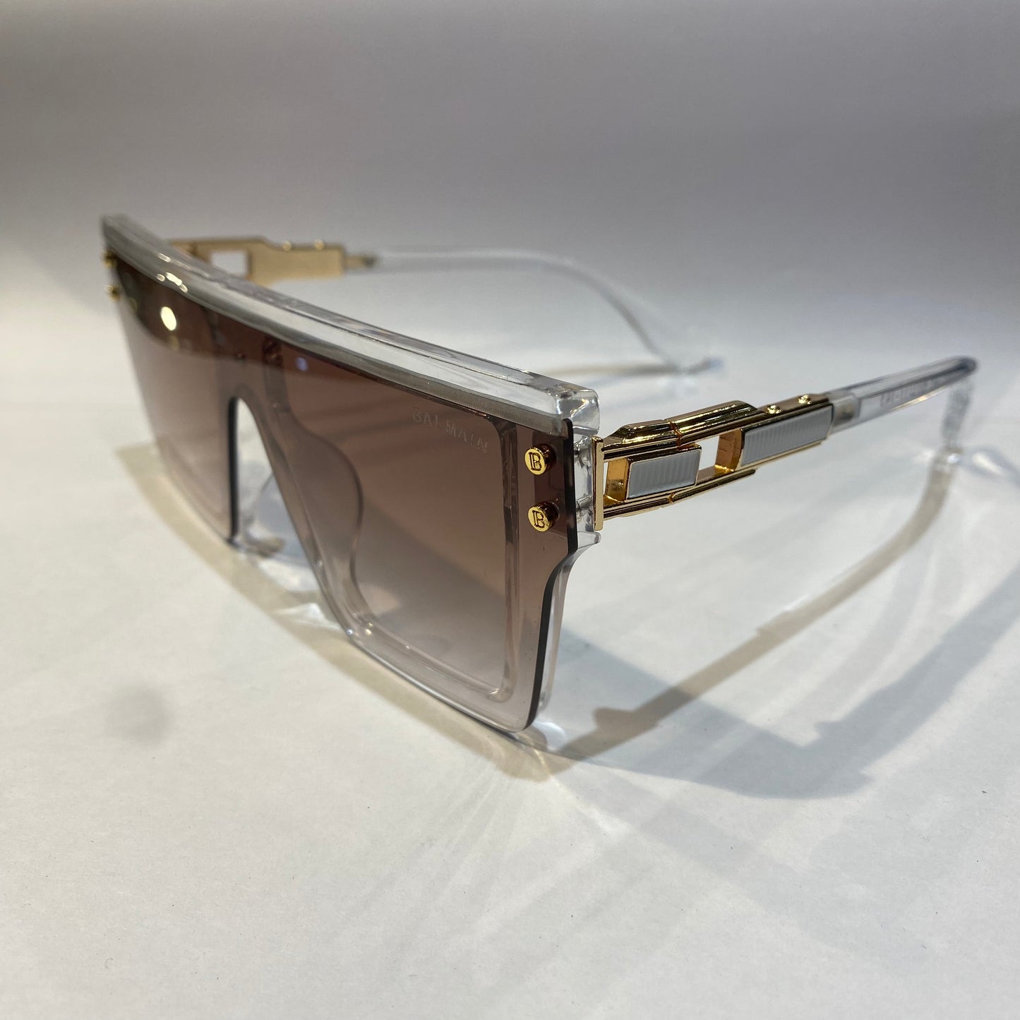 LAB Trancy Frame Brown Shade Unisex Sunglasses 98148 60 17 143