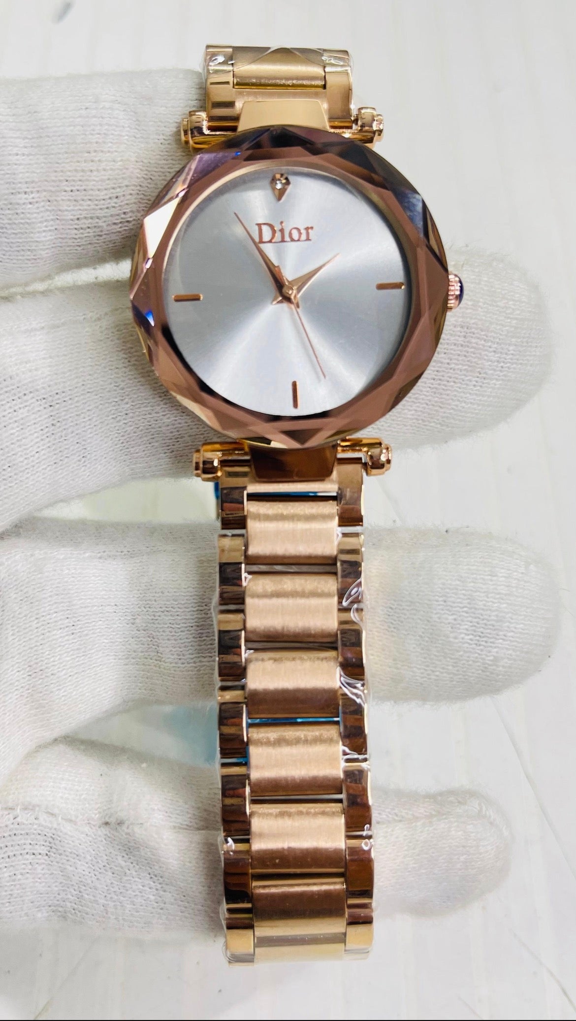 Oid Copper Chain White Dial Ladies Watch 400146