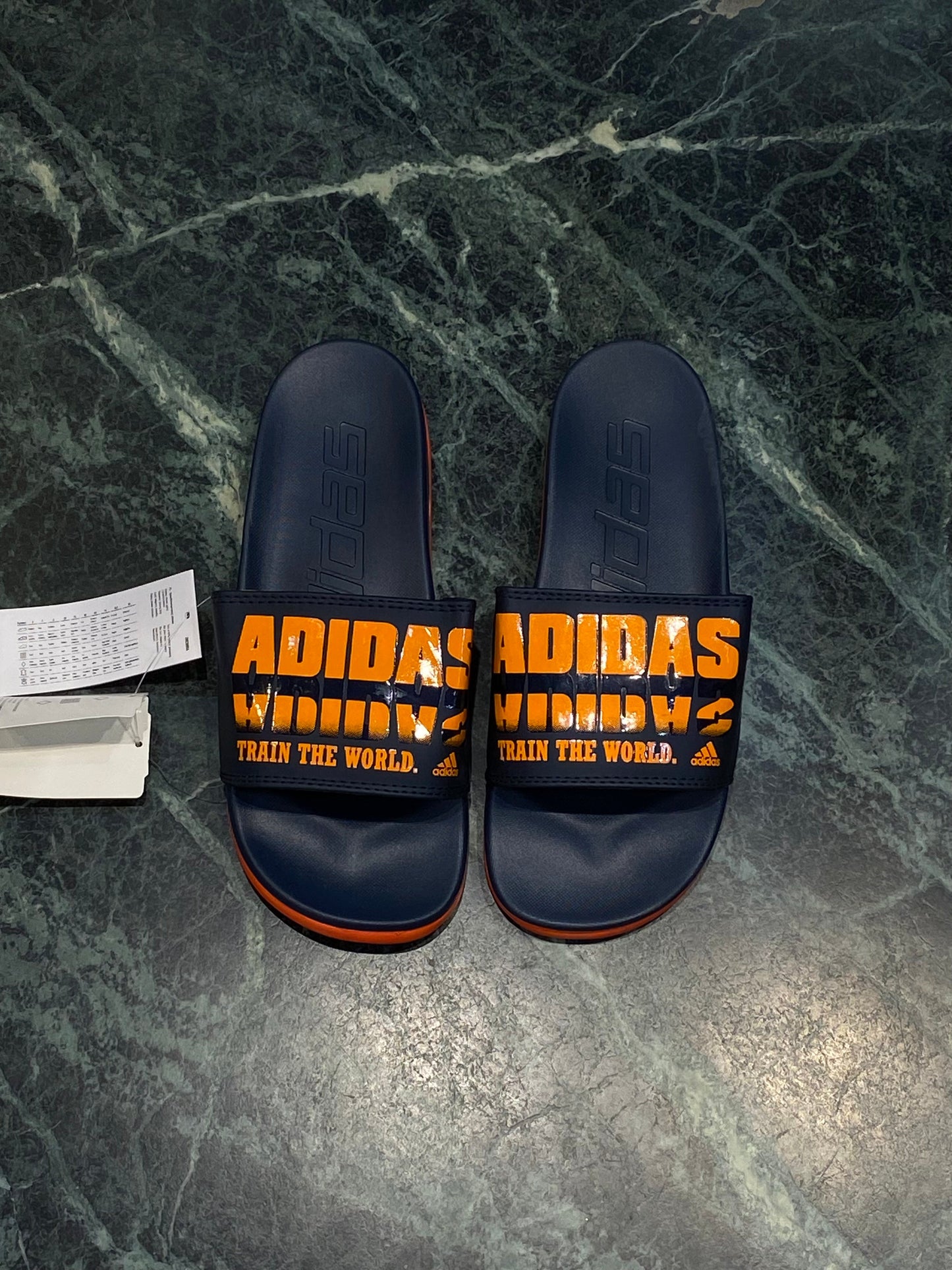 IDA ADI Navy Orange Colour Slipper 987200