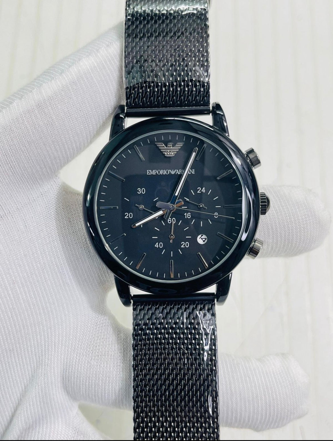 Mra Black Chain Black Dial Men Watch 990358