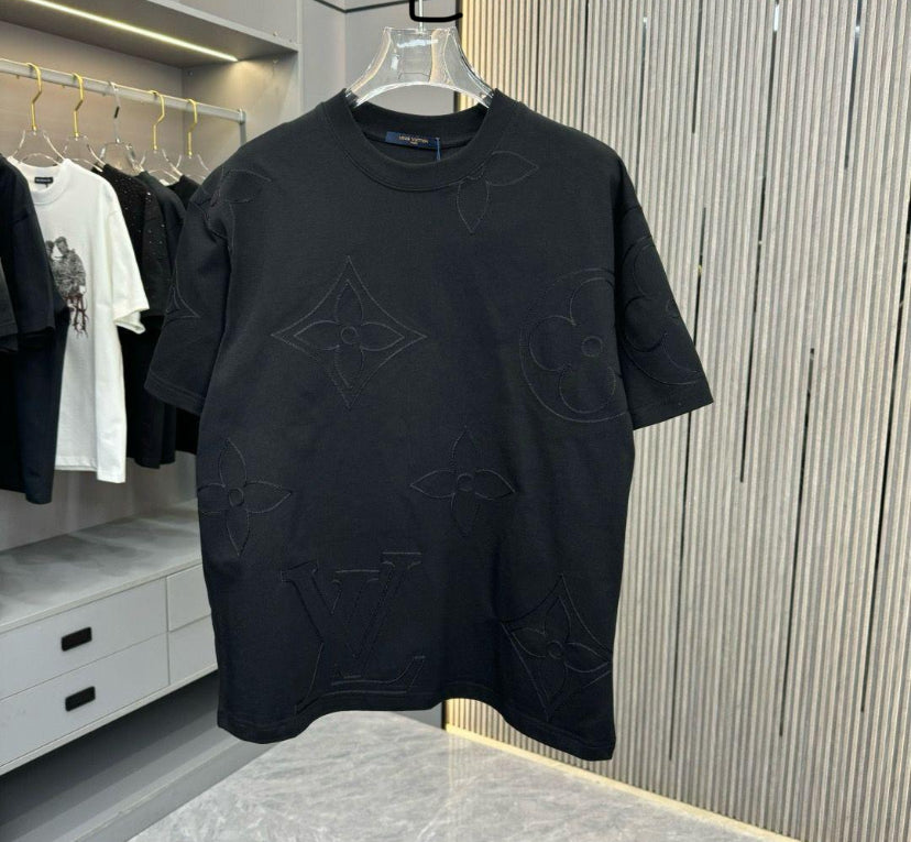 Uol Tshirt Black Colour Embroidered D10261