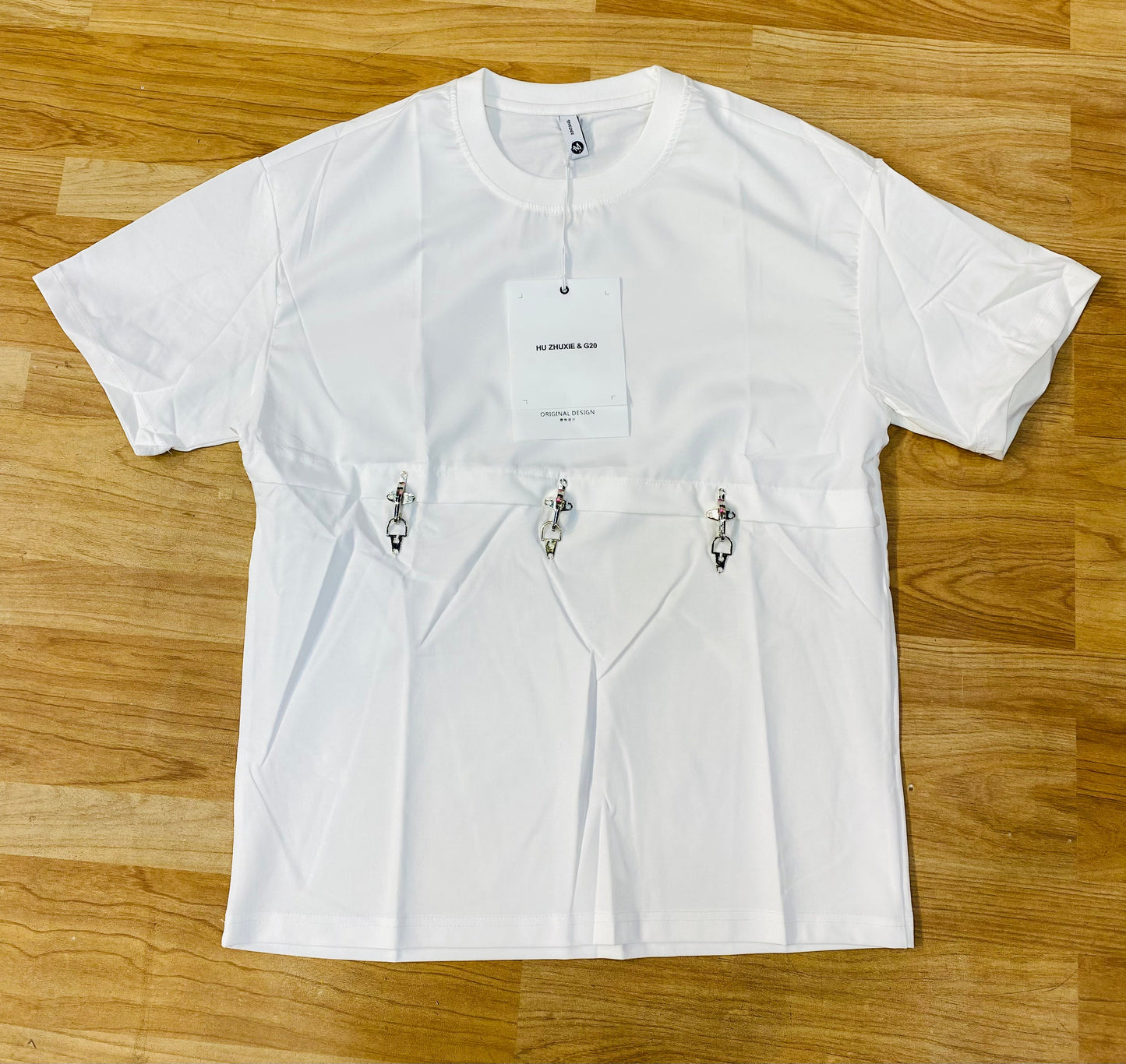 G20 White Colour With Unique Design Premium Quality Tshirt 6832