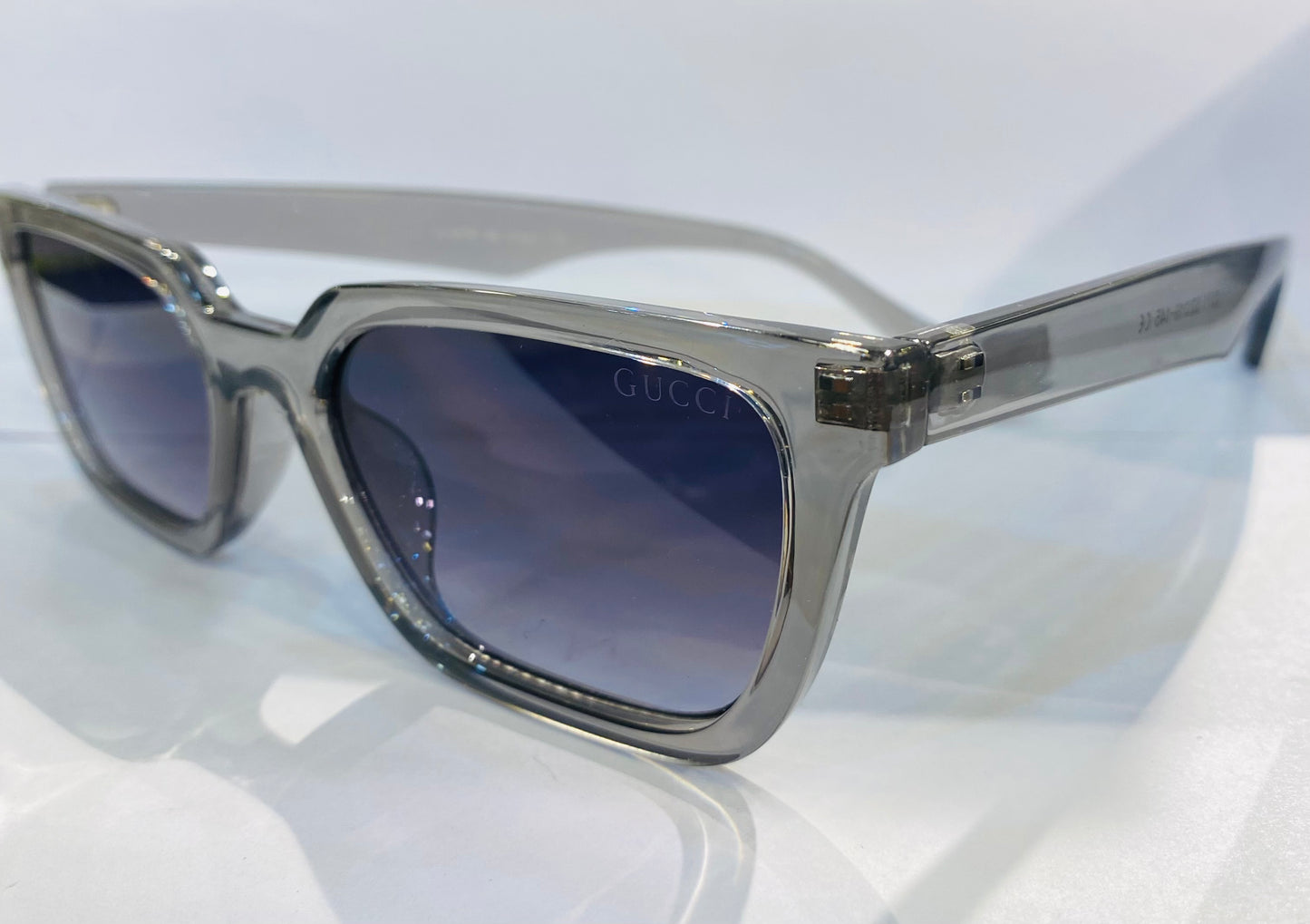 CUG Grey Trancy Frame Black Shade Premium Quality Sunglass 2271 52 19-145