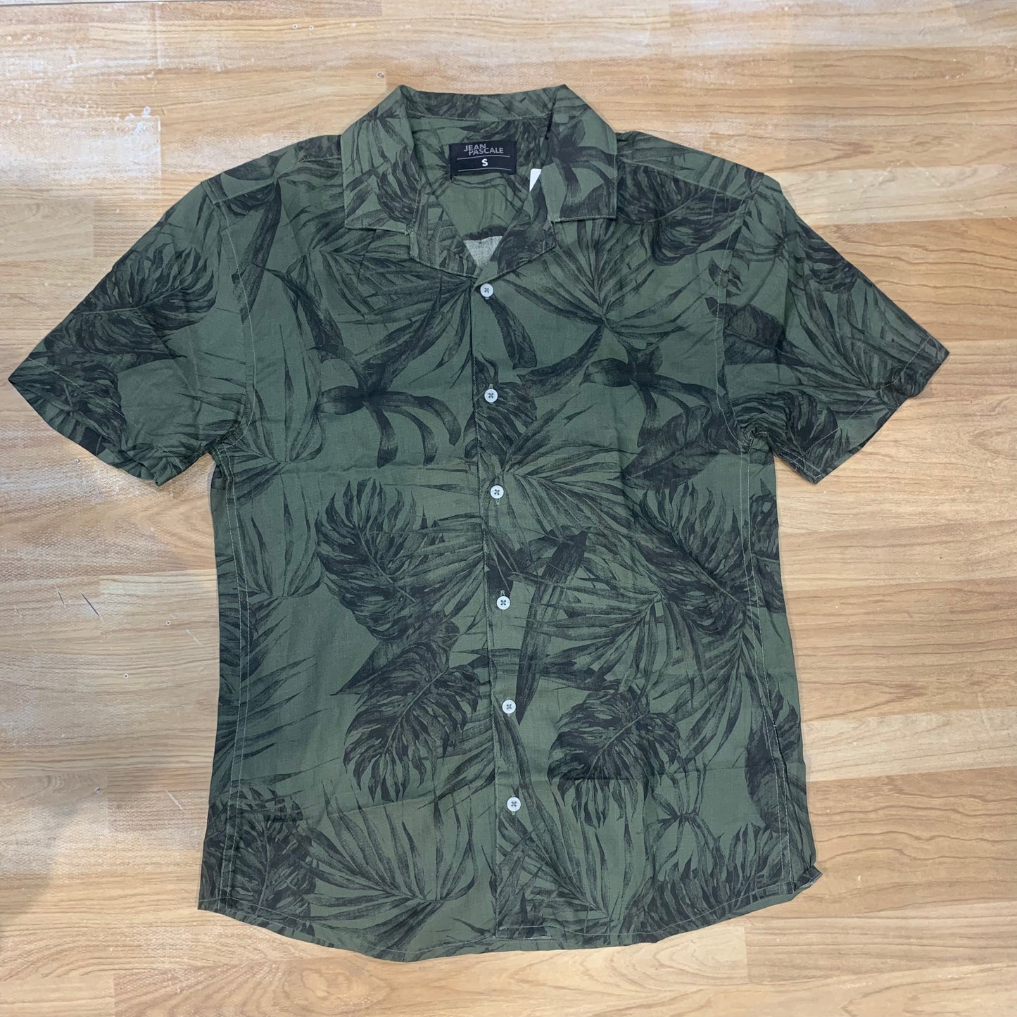 Green Jean Pascale Floral Beach Shirt 224473120