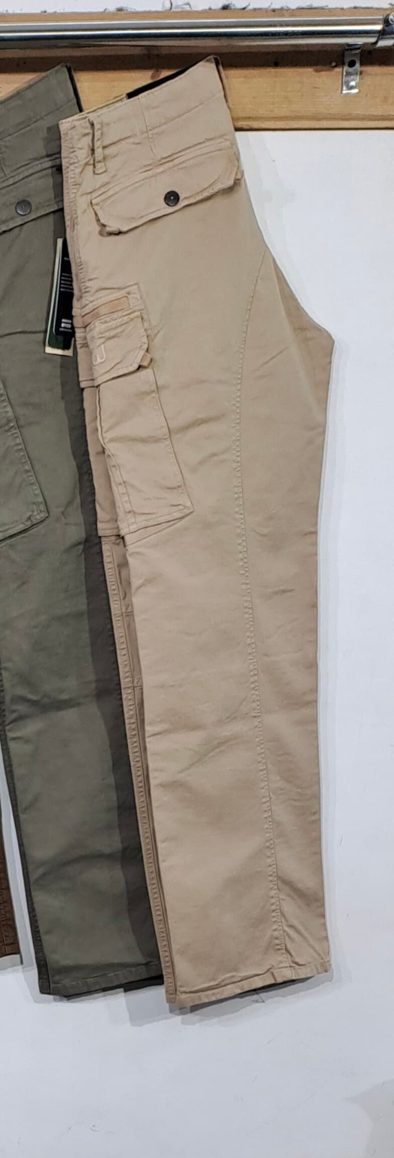 WAR RAW G Star Beige Colour 6 Pocket Premium Quality Straight Fit Men’s Cargo KFN5531