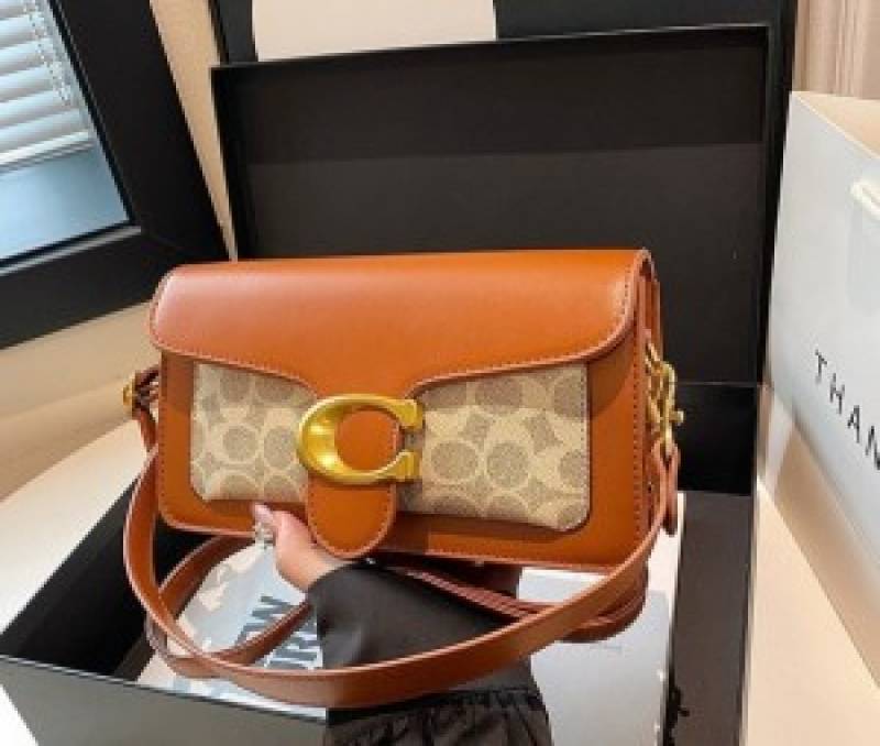 AOC COA Tan Colour CC Print Premium Quality Ladies Side Sling Bag 989016
