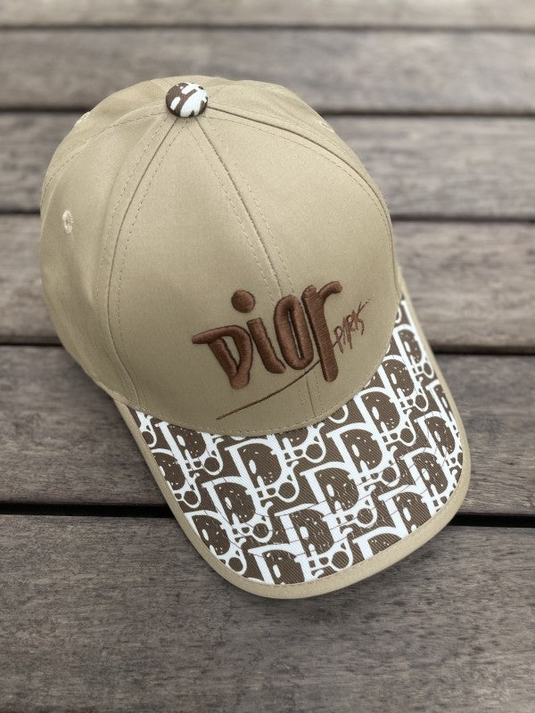 Oid Dio Beige Brown Colour Print Heavy Imported Unisex Cap 988578