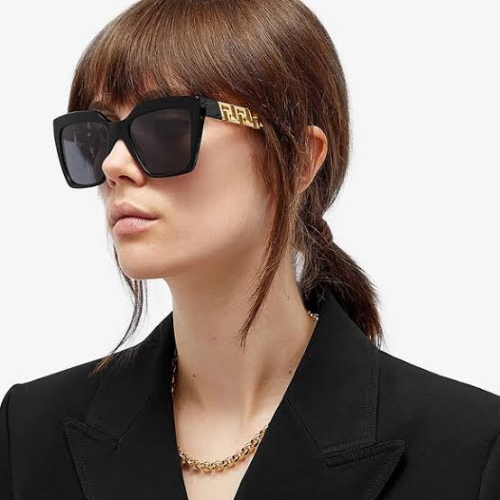 REV Black Frame Black Shade Premium Quality Sunglass VE4418 60 22-90