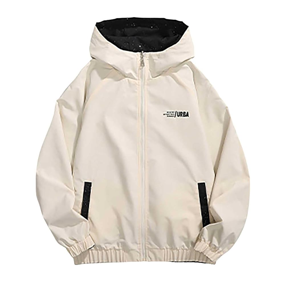 TREND TO CLUB STERING Black Sparkle Double Side Reversible Men’s Hooded Jacket K-8829