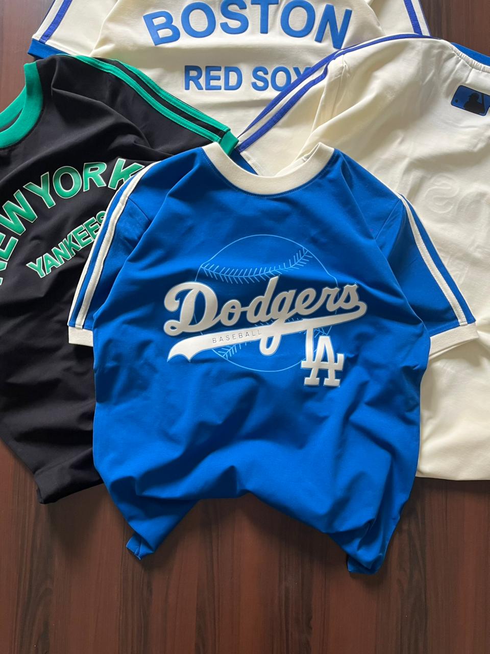 Adi Ida Dodgers Blue Colour Half Sleeve Round Neck Premium Quality TShirt 988793