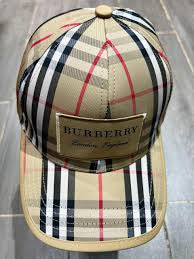 RUB Check Print Cap RUB Embroidery 987352