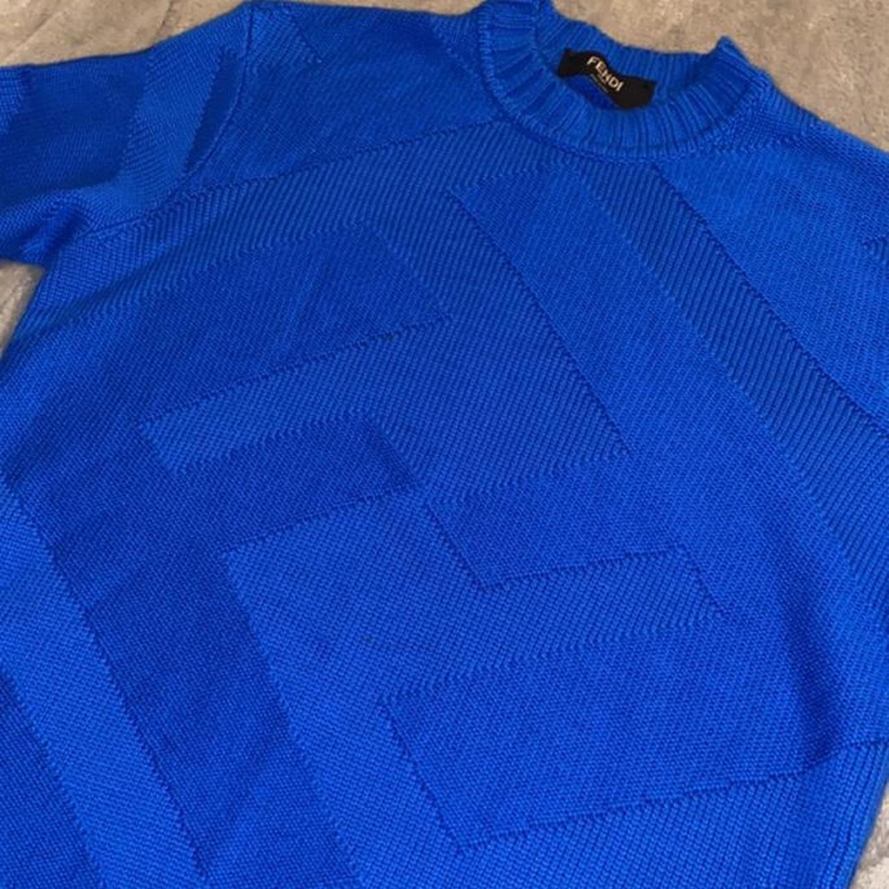 NEF Imported Sweater Blue Colour FF Printed 989935