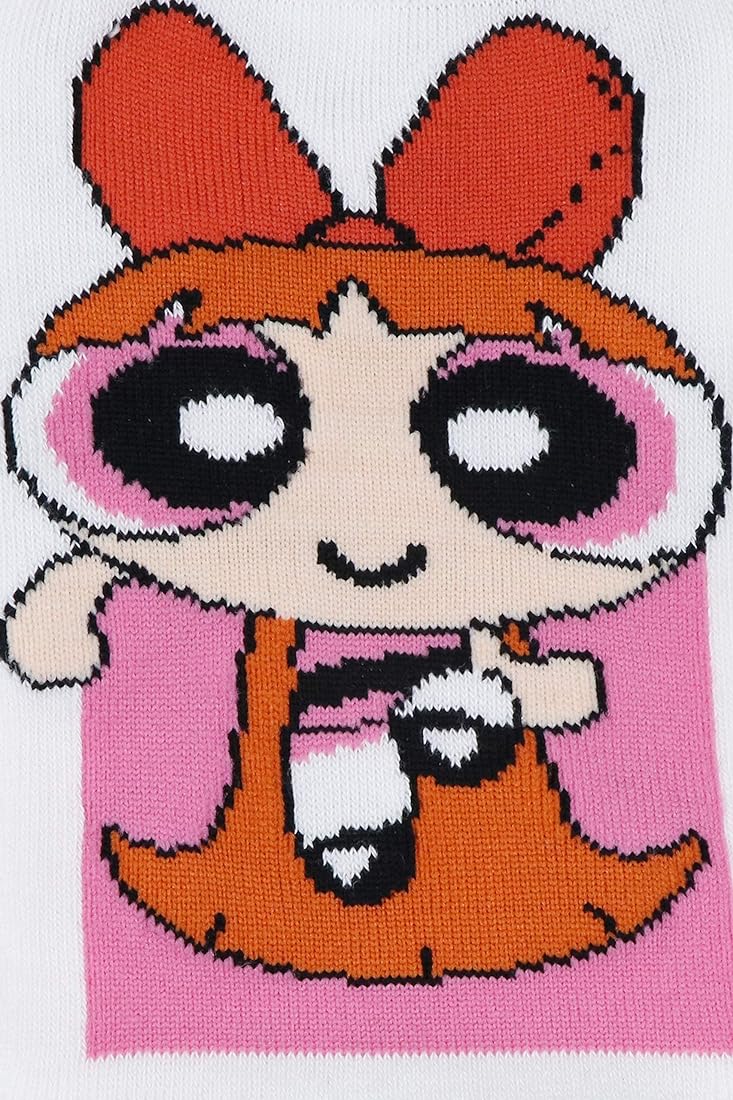 BALENZIA x Powerpuff Girl Box Set For Women-Lowcut Socks(Pack Of 3) (Free Size)
