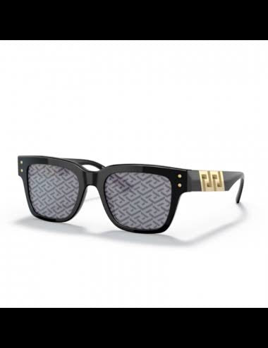 REV VER Printed Black Frame Black Shade Premium Quality Unisex Sunglass VE4421 52 19 144