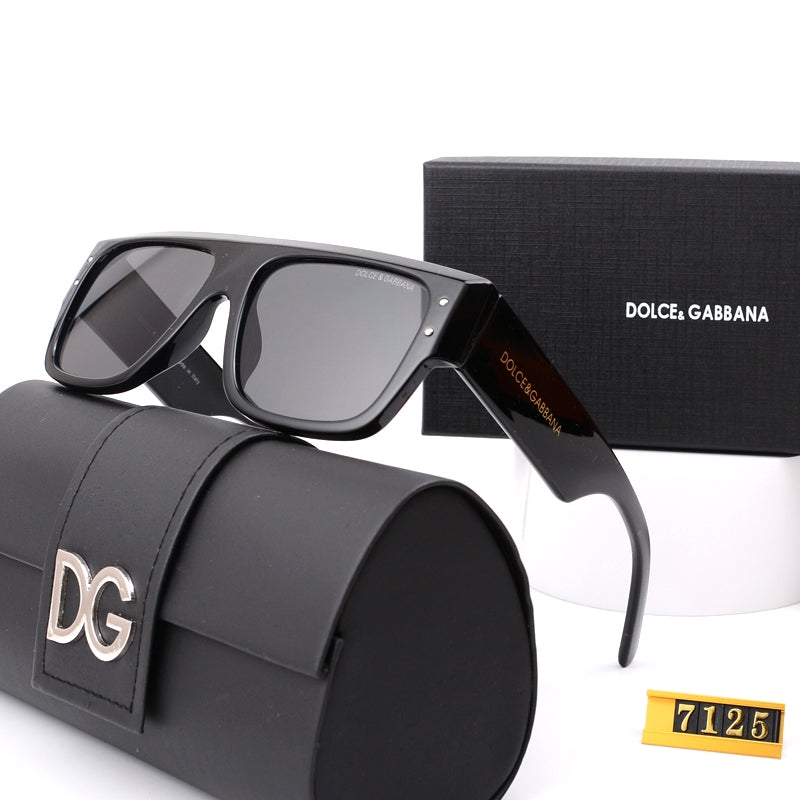 LOD Black Frame Black Shade Premium Quality Unisex Sunglass 27125 56 16-145