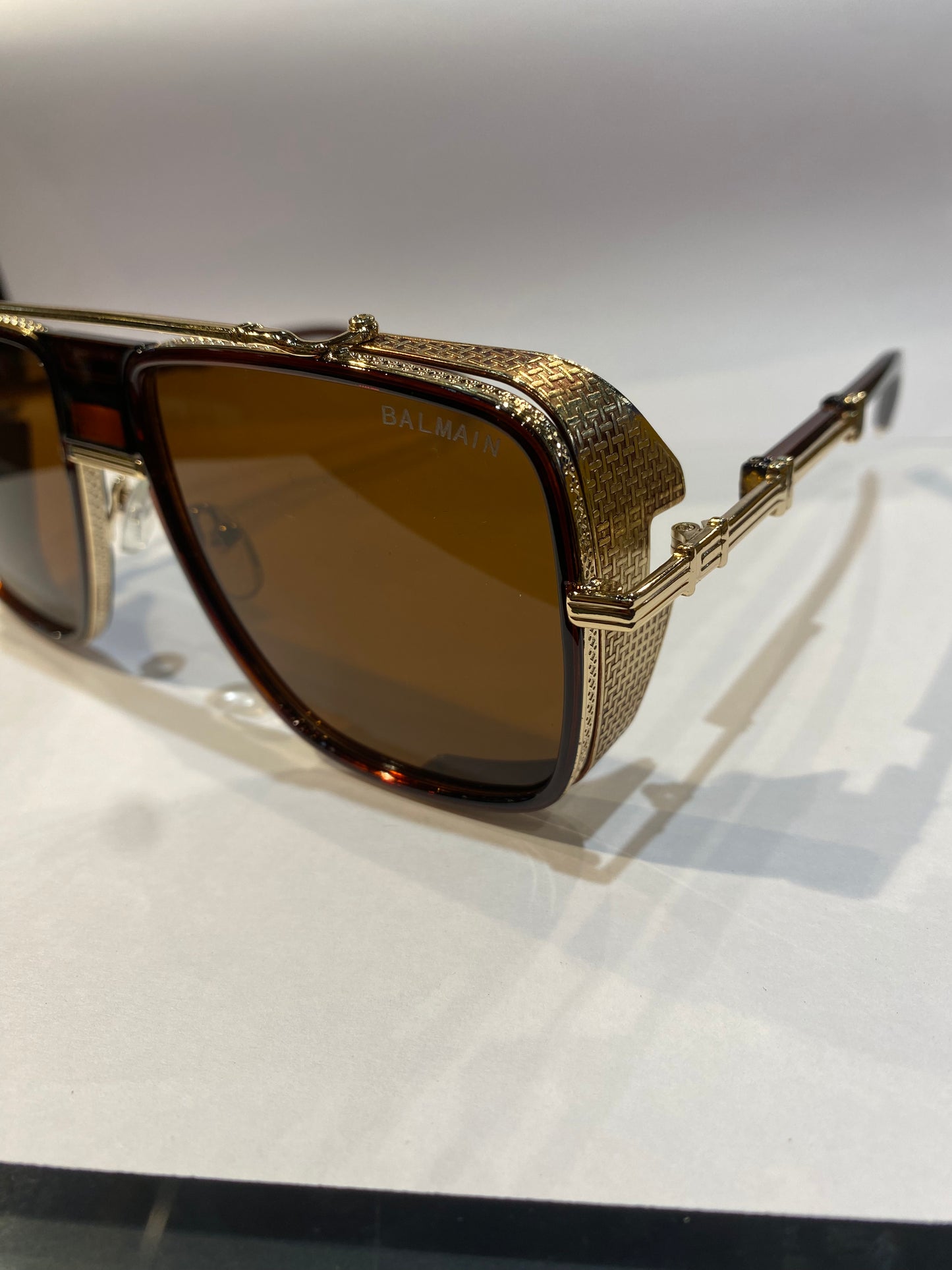 LAB Copper Brown Frame Brown Shade Unisex Sunglasses BPS 104C 59