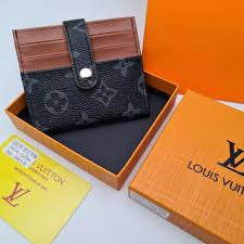 UOL LOU Old Flower Unisex Double Space Card Holder 5015