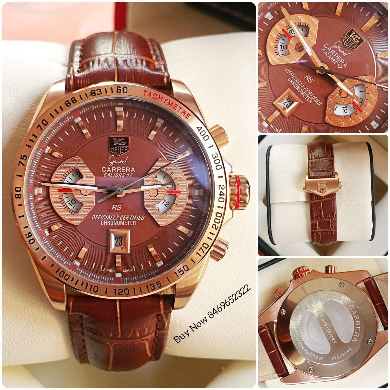 GAT Brown Strap Brown Dial Heavy Machinery Men’s Watch 180822