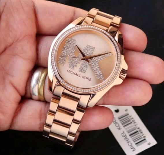 CIM Copper Chain Diamond Dial Ladies Watch 901634