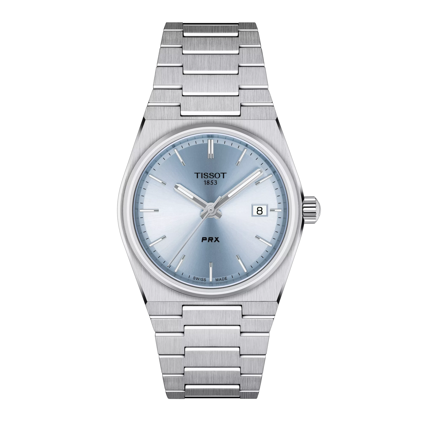 SIT Silver Chain Sky Blue Dial Premium Quality Men Watch 901609