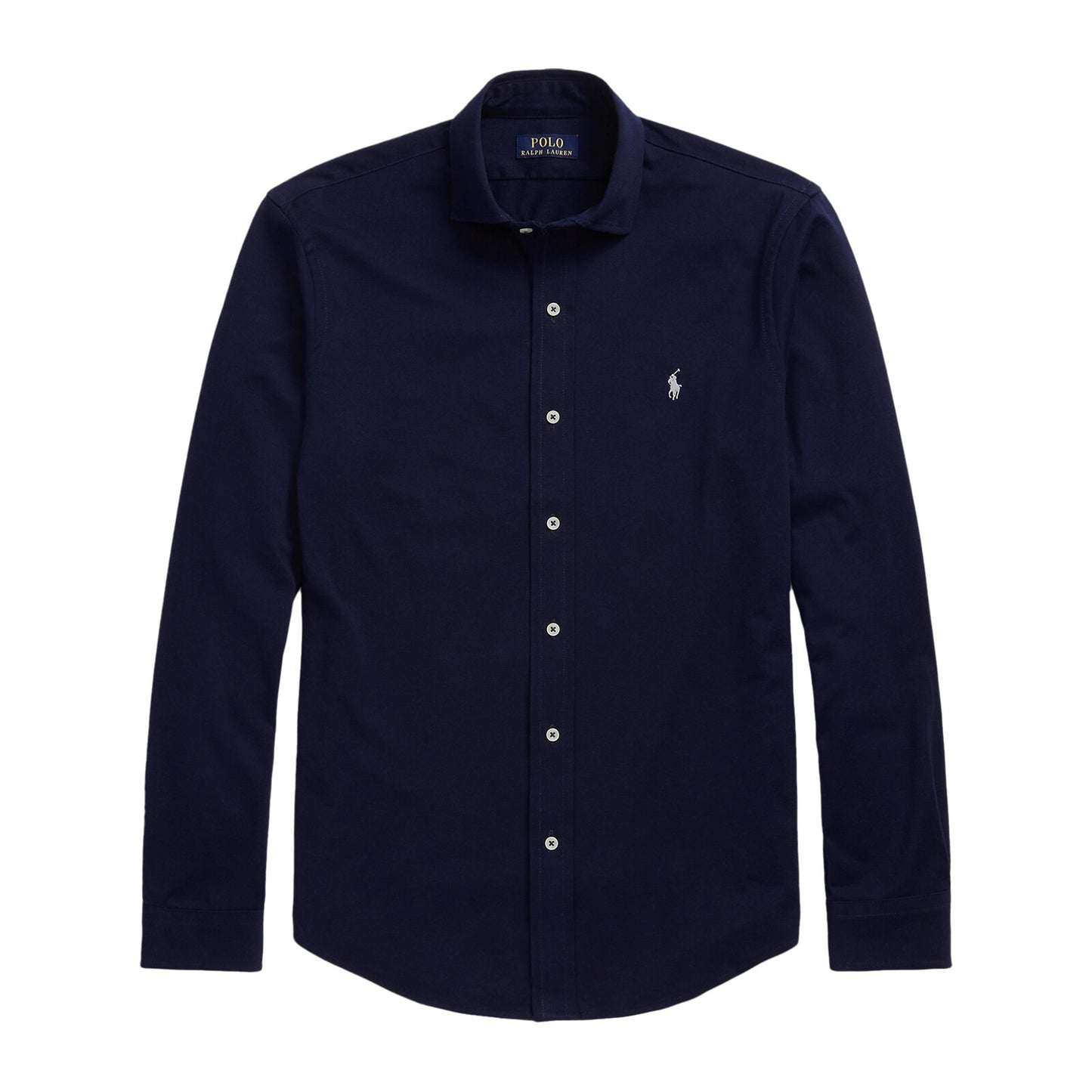 LAR LOP Navy Blue Colour With Plain Design Casual Mens Shirt 1105038