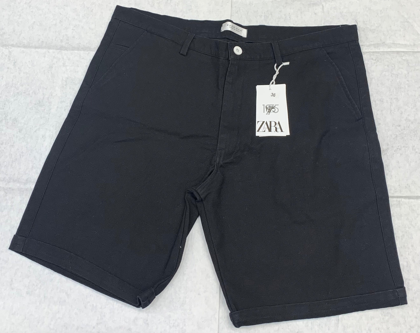 ZAR RAZ Black Colour Plain Design Cotton Men Shorts 988801