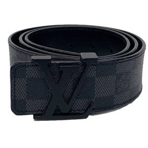 Vl UOL Black Colour Check Grid Print Premium Quality with Multiple Colour Buckle Mens Belt 12550