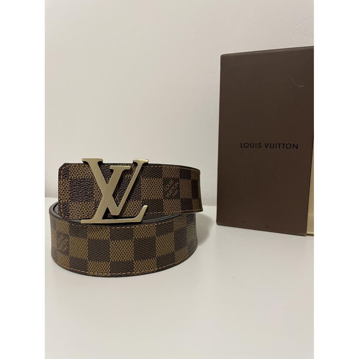 Vl UOL Brown Colour Grid Print Premium Quality with Multiple Colour Buckle Mens Belt 125502