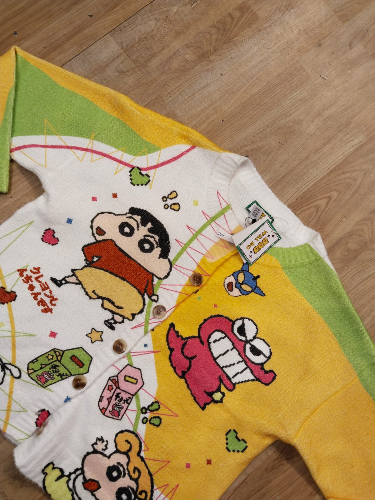 Important Sweater Shirt look shin Chan Anime print MJ200